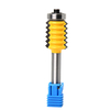 Drillpro 8mm tige multi-dents toupie tenon peu surélevé panneau V Joint colle moulin outils pour bois Tenon menuiserie f