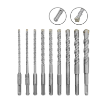Drillpro 9 Pcs Carbure À Pointe Croisée Tête 5-16mm Électrique Hammer SDS Tige De Forage Set Béton Maçonnerie Forets