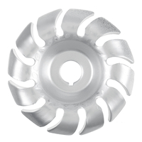 Drillpro 90mm 12 dents disque de sculpture sur bois 16mm alésage meuleuse façonnage disque travail du bois façonnage cou