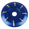 Drillpro 90mm 8 dents bois Turbo disque de sculpture sur bois coupe pour meuleuse dangle