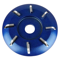 Drillpro 90mm 8 dents bois Turbo disque de sculpture sur bois coupe pour meuleuse dangle