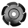 Drillpro 90mm bord 6 dents disque de sculpture sur bois avion meuleuse de carbure de tungstène fraisage polissage roue d