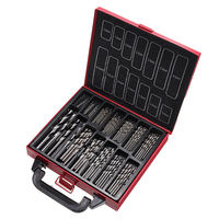Drillpro 99Pcs Haute vitesse Vitesse HSS Twist Drill Bit Set 1.0-10.0mm Drill Set for Wood Metal Steel