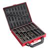 Drillpro 99Pcs M35 Jeu de forets au cobalt 1.5-10mm HSS-Co Jobber Longueur Forets hélico daux avec boîtier en métal pour