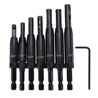 Drillpro alliage daluminium charnières de porte à centrage automatique foret trou perforateur travail du bois alésa