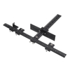 Drillpro Alliage daluminium Métrique / Pouces Armoire Matériel Jig Meubles Localisateur de trous pour le bois Guide