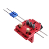 Drillpro Alliage daluminium X400 3 en 1 pour le travail du bois Gabarit de perçage Kit de guide de perçage Locator