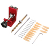 Drillpro Aluninum Alloy 2 Pocket Hole Syestem Pocket Hole Jig Drill Locator Drill Locator with Drill Screwdriver Set and