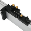 Drillpro Butée rabattable à réglage micro-réglable avec clôture de jauge à onglets pour le travail du bois de 450 mm ave
