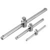 Drillpro Clé à douille de type T en 1/4 3/8 1/2 pouce Barre dextension Tige de percussion Barre de glissement