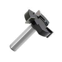 Drillpro CNC Spoilboard Surfacing Router Bits 1/2 pouce Shank 2 pouces Diamètre de coupe Dalle Aplatissement Routeur Bit