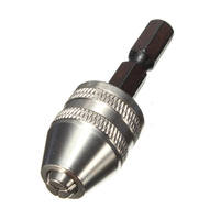 Drillpro Convertisseur dadaptateur de changement rapide dadaptateur de mandrin de perceuse sans clé à queue he