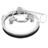 Drillpro couvercle de protection anti-poussière meuleuse dangle couvercle de collecte de poussière meuleuse da