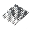 Drillpro DB-M10 10 pièces 3.175x2mm fraises en carbure pour fraises rotatives CNC PCB machines