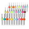 Drillpro DB-P1 30 pièces 0.1-2.0mm acier au tungstène alliage dur PCB CNC forets pour cartes de circuits imprimés PCB fo