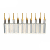 Drillpro DB-P4 10 pièces 1.0mm embouts de carte PCB en carbure 1/8 pouce embouts de gravure de fraise en bout revêtus de
