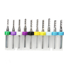Drillpro DB-P4 10pcs 1.5-2.4mm Carbure Billes de gravure de moulin d