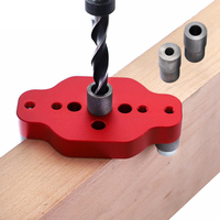 Drillpro en alliage daluminium à bois auto-centrant goujon 6/8 / 10mm droit trou locator perforateur