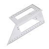 Drillpro en alliage daluminium Scriber T Règle 45/90 Degrés Angle Règle Angle Jauge De Rapporteur