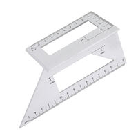 Drillpro en alliage daluminium Scriber T Règle 45/90 Degrés Angle Règle Angle Jauge De Rapporteur