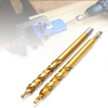 Drillpro Foret hélico dal 9, 5 mm 3/8" perceuse à tige ronde/hexagonale pour gabarit de trou de poche pour le travail du