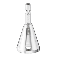 Drillpro Hex Shank Silver Hard Alloy Ebavurage Externe Chanfrein Outil Foret Supprimer Burr Réparation Outils