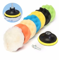 Drillpro Kit de 6 pouces en polissage / tampon de polissage de 5 pouces pour polisseuse de voiture