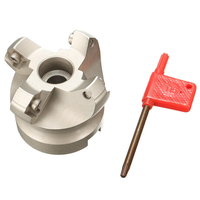 Drillpro KM12 50-22-4F 4 Flutes Fraiseur de visage Fraise à 45 degrés Outil pour SEKT1204 Insert