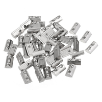 Drillpro Lot de 50 écrous élastiques série 20 pour profilé en aluminium série 20
