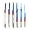 Drillpro M1-1.8 Nano Robinet à filetage métrique enduit bleu Robinet à machine à cannelure droite Robinet à vis HSS
