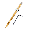 Drillpro M2 9.5mm Foret trou de poche Twist Step Forets pour outil de travail du bois de gabarit de trou de poche