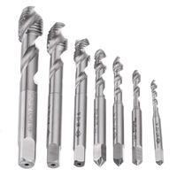 Drillpro M3-M12 HSS Taraud à filetage en spirale Taraud à filetage pour aluminium et alliage daluminium