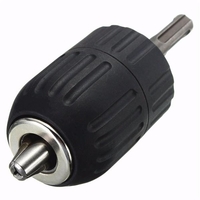 Drillpro Mandrin de perçage sans clé à verrouillage automatique avec monture 1 / 2-20UNF avec adaptateur 1/2 SDS