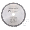 Drillpro multi-usages 24 dents 1.8x210mm lame de scie 25.4mm alésage disque de lame de coupe pour bois Soft matériel out
