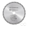 Drillpro multi-usages 24 dents 1.8x210mm lame de scie 25.4mm alésage lame de coupe du bois disque outil de travail du bo
