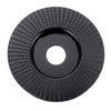 Drillpro Noir 100x16 / 110x22mm Avion Disque de sculpture sur bois Carbure de tungstène Disque de façonnage Disque Meula
