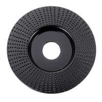 Drillpro Noir 100x16 / 110x22mm Avion Disque de sculpture sur bois Carbure de tungstène Disque de façonnage Disque Meula