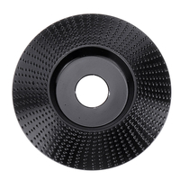 Drillpro noir 110x16 / 110x22mm biseau disque de sculpture sur bois en carbure de tungstène forme disque disque de meula