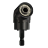 Drillpro Noir 1/4 pouce Hex Shank Drill Bit Angle Driver 105 Degrés Angle Droit Tournevis
