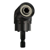Drillpro Noir 1/4 pouce Hex Shank Drill Bit Angle Driver 105 Degrés Angle Droit Tournevis