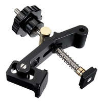 Drillpro Pied en Adujust en alliage daluminium pour le travail du bois,  pince de maintien rapide à rainure en T