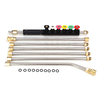 Drillpro Pistolets à eau pour laveuse à haute pression 1/4 "Jet Lance avec kit de lavage de buse à 6 buses