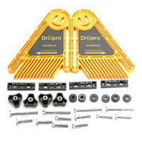 Drillpro Planche à plumes double polyvalente pour scies à table de toupie Fente de jauge à onglets