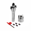 Drillpro R8 FMB22 400R 50mm Face Fraise Cutter avec 4 pcs Bleu Nano APMT1604 Carbure Inserts