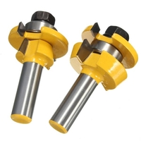 Drillpro RB11 Shaker Rail chanfrein et collage de joint Joint Router Bit pour porte d
