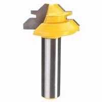 Drillpro RB30 Mâchoire de serrure miniature Mèche 45 ° 1/2 pouce Mèche de tondeuse pour travail du bois