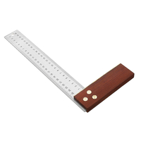 Drillpro Règle dangle à 90 degrés,  jauge de marquage métrique,  acier inoxydable,  300mm