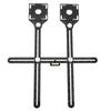 Drillpro Règle de mesure dangle de poinçon fixe en verre de maçonnerie réglable pour trou de tuile réglable multifo