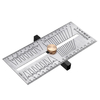 Drillpro règle multifonction pour le travail du bois règle de type T règle carrée en acier inoxydable jauge de marquage