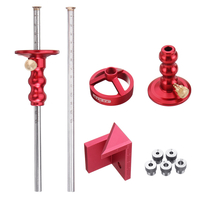 Drillpro traceur à bois marqueur dangle règle jauge guide de forage trou perforateur localisateur gabarit